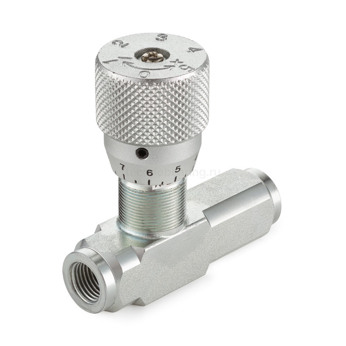 Гидравлический дроссель однонаправленный, 1/4", BP/BP, сталь, TL1WHT1/4FF TITAN LOCK