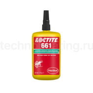 Вал-втулочный фиксатор анаэробный высокой прочности, с возможностью УФ полимер., 250 мл, 661 Loctite