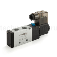 Пневмораспределитель электромагнитный 4V, серия 200, 1 канал, 6 мм, DC24V, TL4V210-06DC24V TITAN LOCK