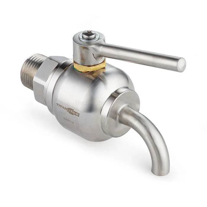 Пробоотборный кран нерж. 316, DN6, TLSC6SS TITAN LOCK