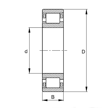 Подшипник NU226-ECM ISB