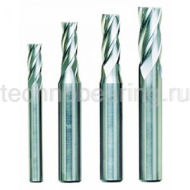 Цилиндрические торцевые фрезы, 4  поз.,  (6 - 7 - 8 - 10 мм) 24620 Proxxon