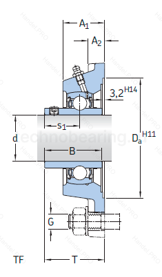 Подшипниковый узел FY40 TF SKF