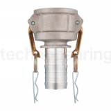 Камлок алюминиевый тип C, 4", розетка с хвостовиком под рукав 3", TL4030CAL TITAN LOCK