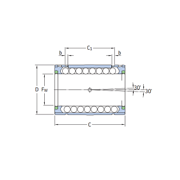 Подшипник LBCD 20-2LS EWELLIX