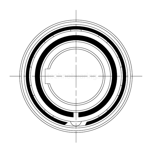Обгонная муфта US40 (AS40) ISKRA