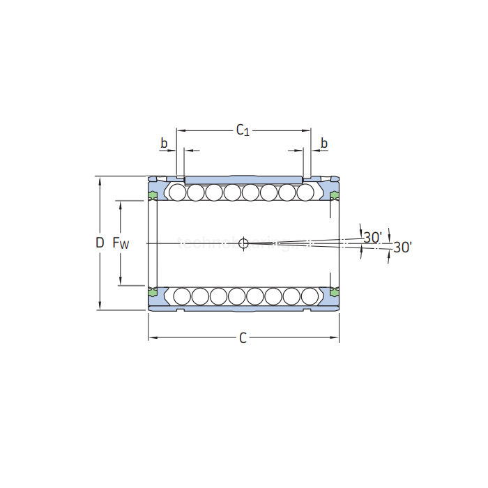 Подшипник LBCD 20-2LS EWELLIX