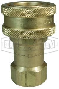 1/4in БРС серия H ISO-B, розетка, резьба BSP (латунь) 2HBF2-B DIXON