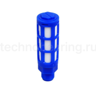 Пневмоглушитель пластиковый тип PSL, наруж. резьба 3/8", TLP-PSL-03 TITAN LOCK