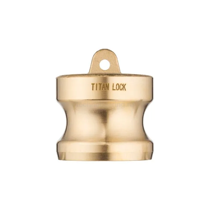 Камлок латунный тип DР, заглушка для розетки 1/2", TL50DPBR TITAN LOCK