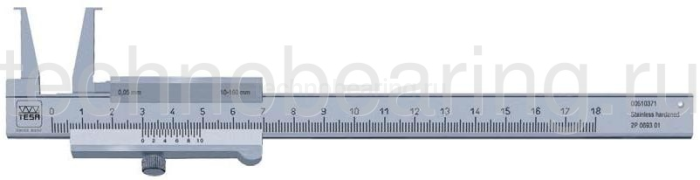 Штангенциркуль для выточек 26 - 200 мм, 0.02 мм 00510383 Tesa