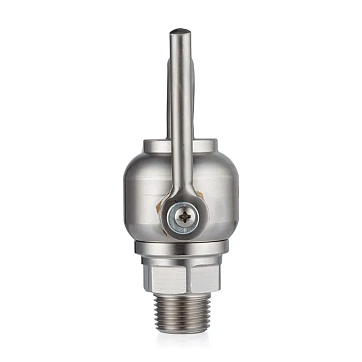 Пробоотборный кран нерж. 316, DN8, TLSC8SS TITAN LOCK