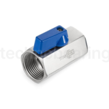 Шаровый кран мини ВР-ВР, резьба BSP 3/8", нерж. сталь, TL3/8MBV-FF TITAN LOCK