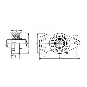 Подшипниковый узел UCFA207 FKD
