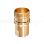 БРС серия W резьбовая, ниппель, латунь, резьба NPT, 1in TL8WMN TITAN LOCK