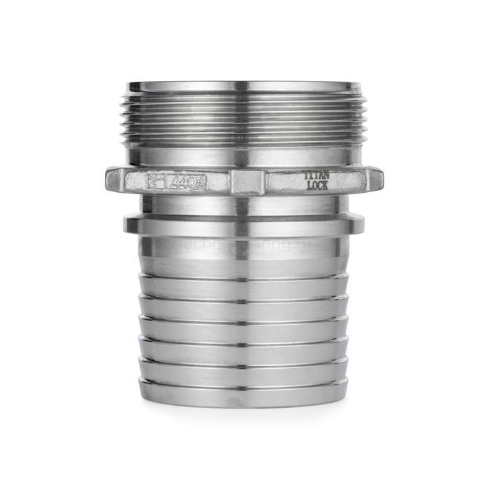Штуцер с наружной резьбой под рукав, нерж. сталь, 0,75in TLSM19SS TITAN LOCK