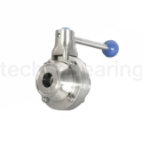 Кран шаровый нержавеющий (AISI304) DN32, типа clamp-clamp TLHBV032CLS TITAN LOCK