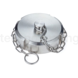 Молочная гайка глухая с цепочкой SMS 4" нерж. 304 TL4NBCHS-S TITAN LOCK