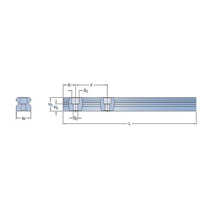 Направляющая LLTHR 30 P5 SKF
