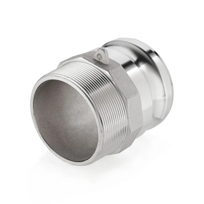 Камлок алюминиевый тип F ниппель, наруж. резьба NPT 4", TL400FALN TITAN LOCK