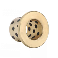 Втулка скольжения с фланцем (графит/бронза) BNZF152128330BG1 ISKRA