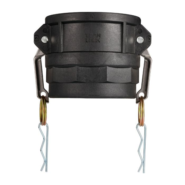 Камлок полипропиленовый тип D розетка, внутр. резьба BSP 3", TL300DPP TITAN LOCK