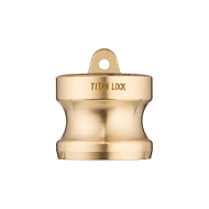 Камлок латунный тип DР, заглушка для розетки 2", TL200DPBR TITAN LOCK