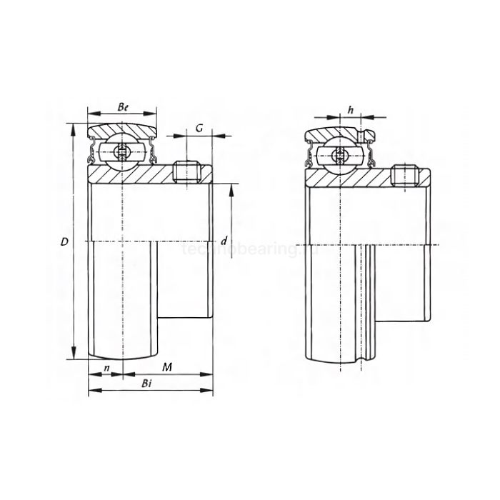 Подшипник SB207 FKD