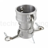 Камлок типа DD (переходник розетка 3" х розетка 2"), нерж. 316, TL3020DDSS TITAN LOCK