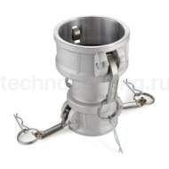 Камлок типа DD (переходник розетка 3" х розетка 2"), нерж. 316, TL3020DDSS TITAN LOCK