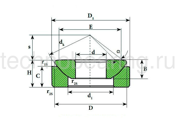 Подшипник GX17S ISB