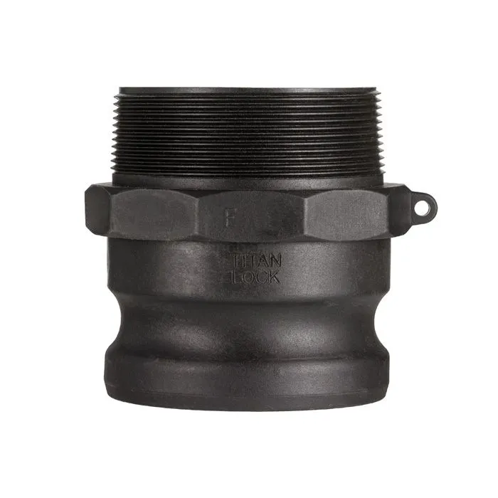 Камлок полипропиленовый тип F ниппель, наружная резьба BSP 4", TL400FPP TITAN LOCK