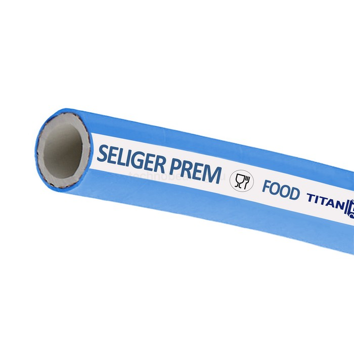 Пищевой  рукав «SELIGER-PREM», нап/всас, вн. диам. 102 мм, -40C, 10bar, EPDM, TL100SL-PR TITAN LOCK
