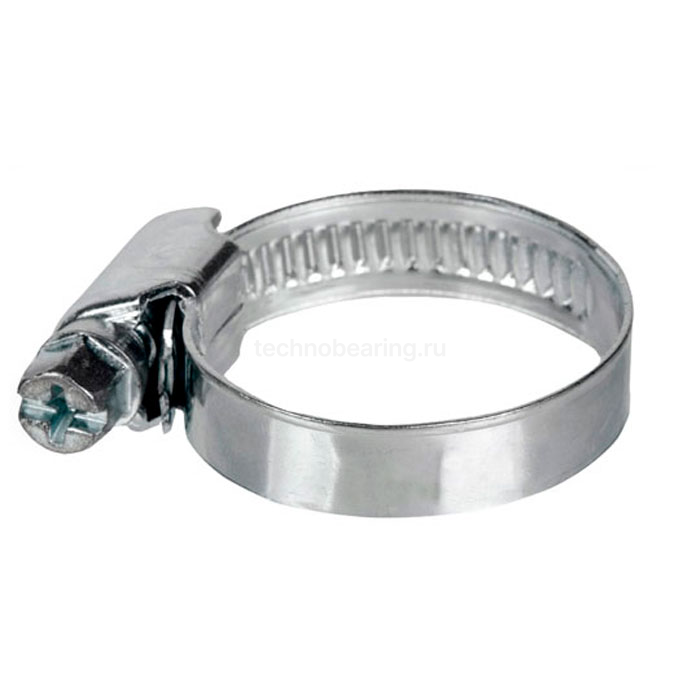 Червячный хомут (50-70 мм) German type, нерж. cталь AISI 304, WCGT50-70SS 
