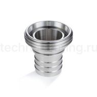 Резьбовой штуцер под рукав DIN 11851 DN40 нерж. 304 TL40THRS TITAN LOCK