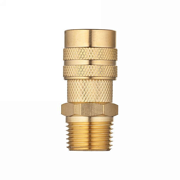 1/4in, БРС серия D, ISO 6150 B, розетка, нар.резьба, латунь TL2DFS-B TITAN LOCK