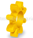 Упругий элемент типа паук желтый EG90100 Sati