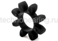 Упругий элемент типа паук черный EN90100 Sati