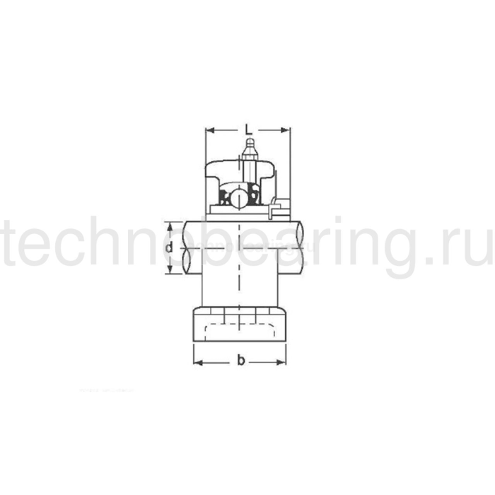 Подшипниковый узел UKP215+H2315 TECHNIX — детальное фото 2
