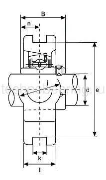 Подшипниковый узел UCT204 TSC