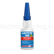 Клей цианоакрилатный для эластомеров и резины, 20 г 406 Loctite