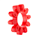 Упругий элемент типа паук красный ER90100 ISKRA