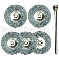 Щетки-диски из нержавеющей стали, 5  поз. 28956 Proxxon
