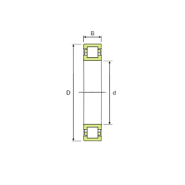 Подшипник NUP2216-ECJ ISB