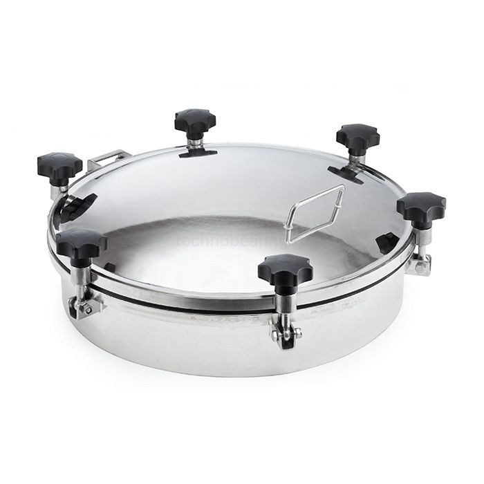 Люк круглый под давление нержавеющий DN800, пласт.ручки, TLTK800SHP TITAN LOCK