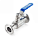 Пищевой шаровый кран полнопроходной типа "clamp-clamp", DN80 нерж. 304, TL80SBV-CL TITAN LOCK