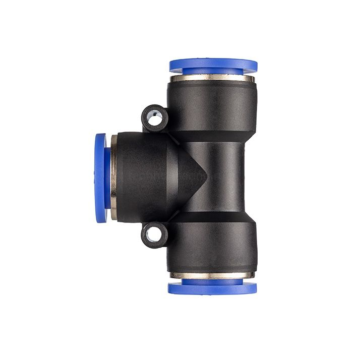 Фитинг цанговый Т-образный, 6 мм, пластик, тип PUT, TLP-PUT6 TITAN LOCK