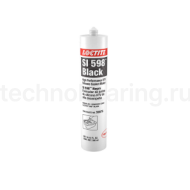 Герметик силиконовый нейтральный, черный, 300 мл, SI 598 BK Loctite