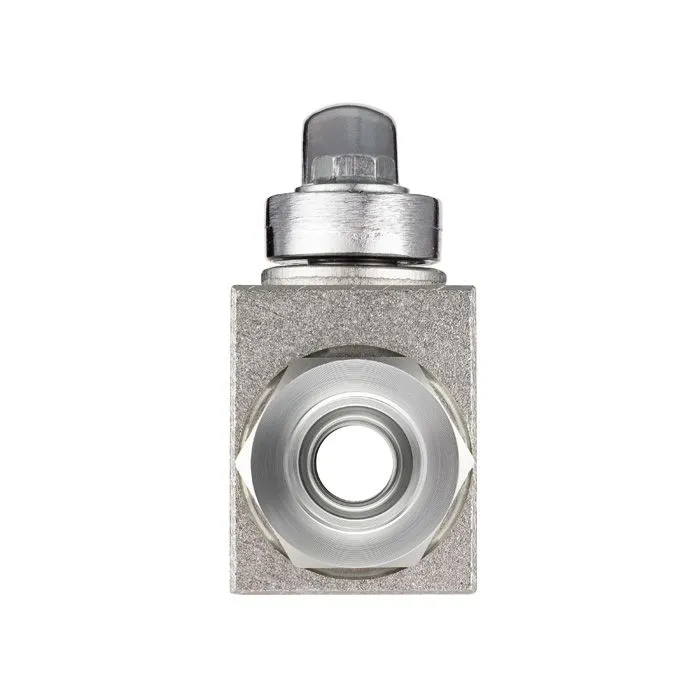Гидравлический шаровой кран, DN 6 (1/4"), типа НР-НР M14X1.5, с креп. отв., сталь, TLHYDV1/4M TITAN LOCK — детальное фото 4