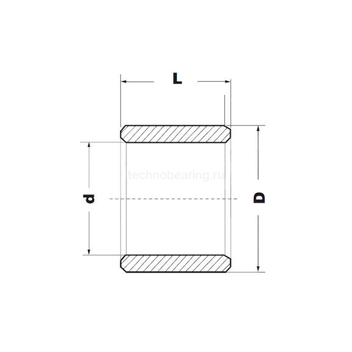 Втулка скольжения BNZ101620 (PBM101620) ISKRA — детальное фото 1